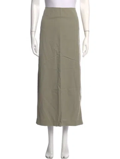 Pre-owned St Agni Wool Long Skirt W/ Tags In Neutrals