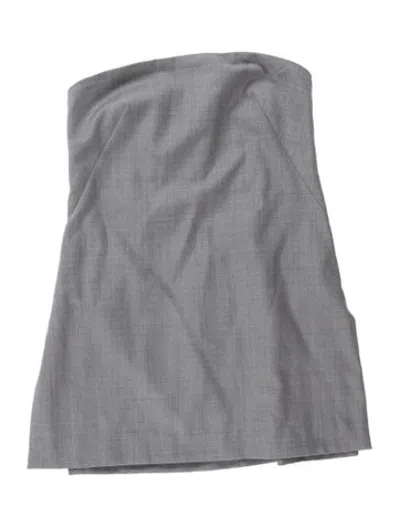 Pre-owned St Agni Wool Mini Dress In Blue