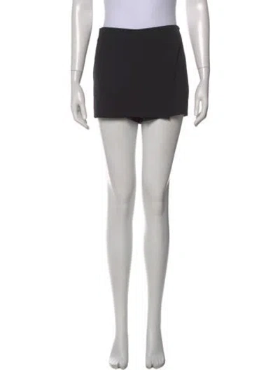 Pre-owned St Agni Wool Mini Shorts In Black