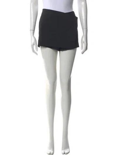 Pre-owned St Agni Wool Mini Shorts In Black