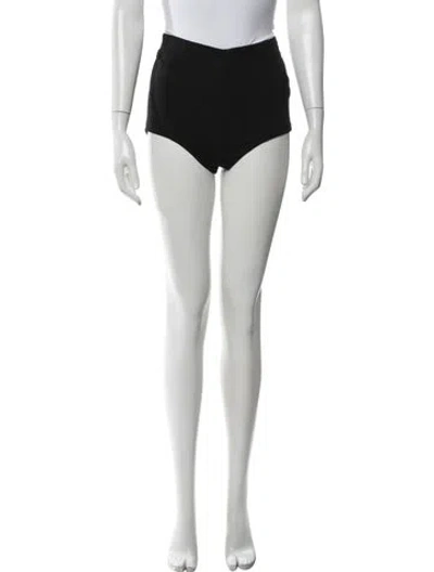 Pre-owned St Agni Wool Mini Shorts In Black