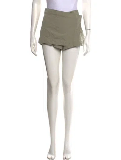 Pre-owned St Agni Wool Mini Shorts In Brown