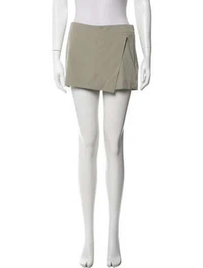 Pre-owned St Agni Wool Mini Shorts In Neutrals