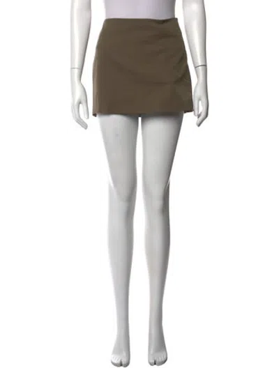 Pre-owned St Agni Wool Mini Skirt In Grey