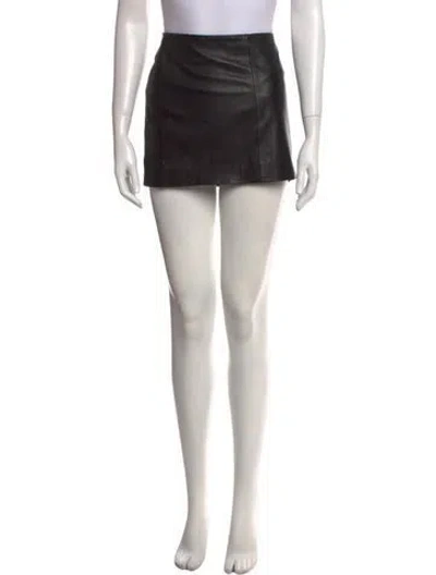 Pre-owned St Agni Wool Mini Skirt In Multi