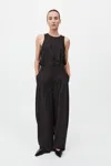 St Agni Wool Pinstripe Tapered Pants