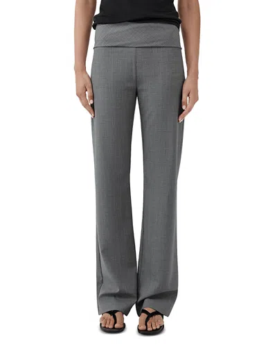 St Agni Wool Studio Pants In Gray