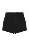 St Agni Wool Tailored Mini Short In Black