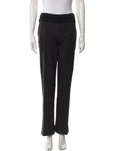 Pre-owned St Agni Wool Wide Leg Pants In Black