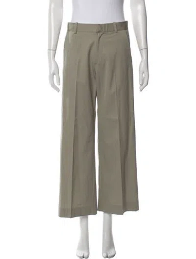 Pre-owned St Agni Wool Wide Leg Pants In Neutral