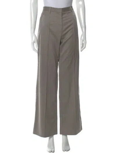 Pre-owned St Agni Wool Wide Leg Pants W/ Tags In Grey