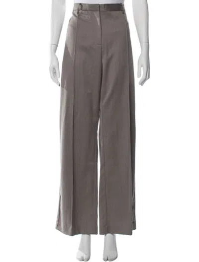 Pre-owned St Agni Wool Wide Leg Pants W/ Tags In Grey