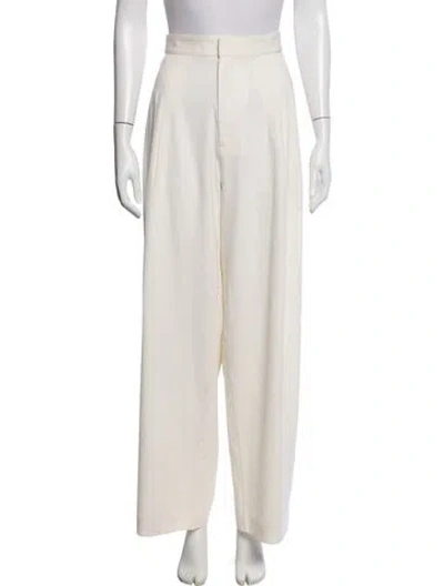 Pre-owned St Agni Wool Wide Leg Pants W/ Tags In Neutral