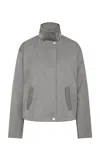 St Agni St. Agni Wool-blend Flight Jacket In Grey