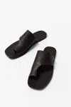 St Agni Woven Abstract Slide In Chocolate