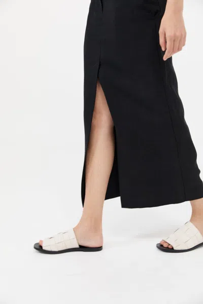 St Agni Woven Flats In Tofu