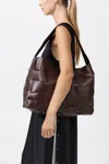 St Agni Woven Large Tote In Brown