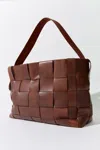 St Agni Woven Large Tote In Pattern