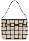 St Agni St. Agni Woven Mini Canvas Tote In White