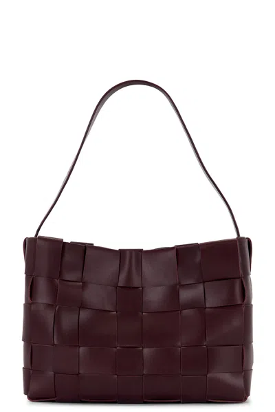 St Agni Woven Mini Tote Bag In Purple