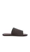 St Agni Woven Minimal Slide In 巧克力色