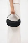 St Agni Woven Petit Arc Bag In Black