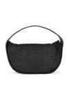 St Agni Woven Petit Arc Bag In Black