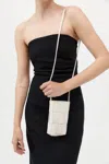 St Agni Woven Pouch In White