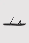 St Agni Woven Rope Slide In Black