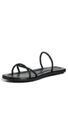 St Agni Woven Rope Slide In Black