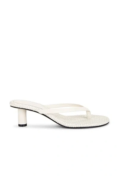 St Agni Woven Thong Heeled Sandal