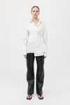 St Agni Wrap Shirt In White