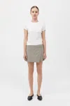 St Agni Wrap Short In Moss Grey