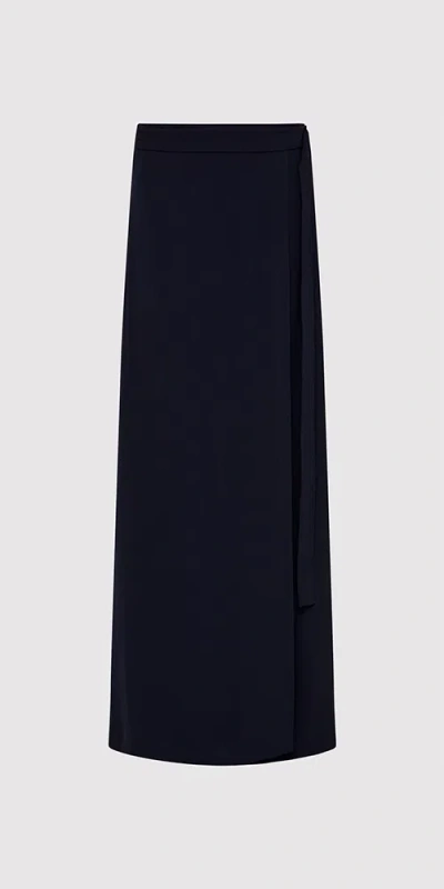 St Agni Wrap Trousers In Black