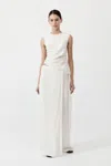 St Agni Wrap Trousers In Off White