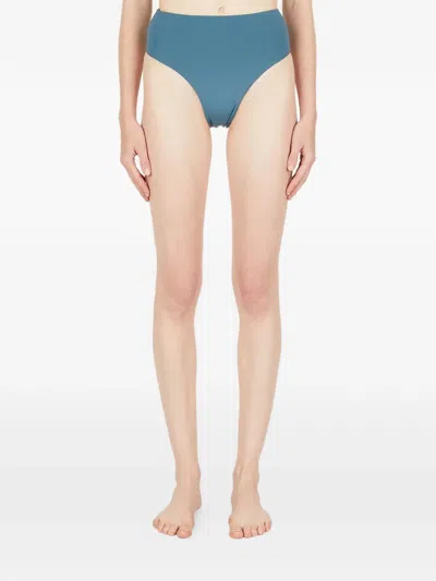St Agni Ziah High-cut Bikini Bottom In Blue