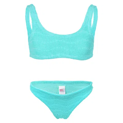 St. Barth Kids' Baker W Crinkle Embossed Wave Blue