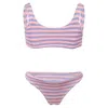 St. Barth Baker W Crinkle Stripes Pink