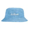 St. Barth James Linen Saint Barth Blue Bucket Hat