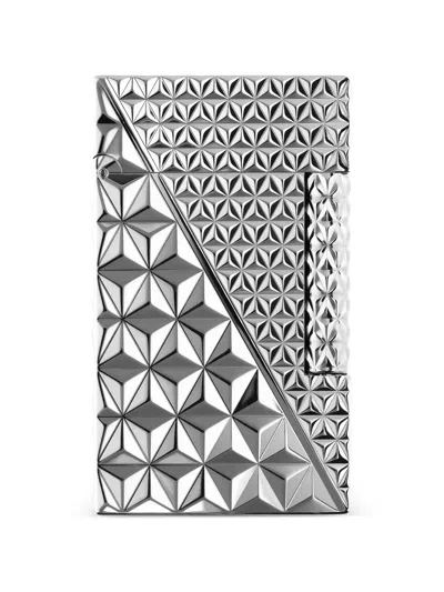 St Dupont 리뉴 2 패턴 라이터 In Silver