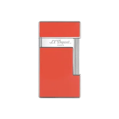 St Dupont Accendino Dupont Slimmy Coral Chrome Art. 028006 In Red