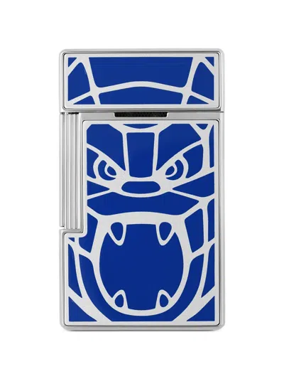 St Dupont Biggy Lighter In Silver
