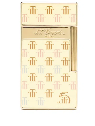 St Dupont Biggy Lighter In Yellow