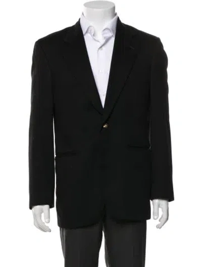 Pre-owned St Dupont Cashmere Blazer In Black