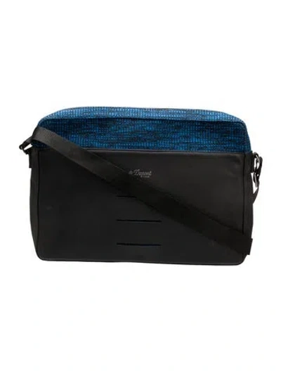 Pre-owned St Dupont Crossbody Bag In Blue