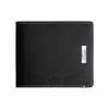 St Dupont S.t. Dupont Defi Perforated 6 Card Black Leather Wallet