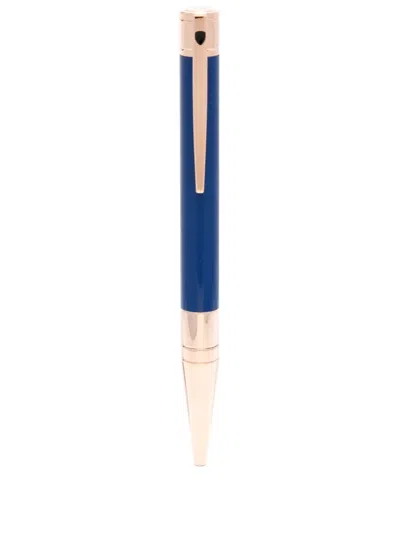 St Dupont Dragon D-initial Ballpoint Pen In Blue