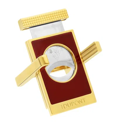 St Dupont Engraved Romeo & Julieta Cigar Cutter Stand In Gold