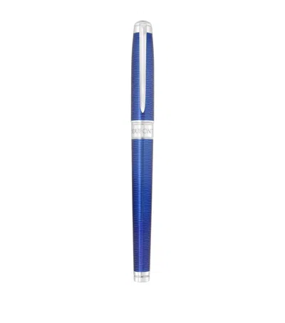St Dupont Gulf Stream Line D Eternity Rollerball Pen In Blue