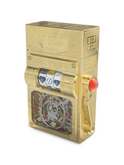 St Dupont Haute Creation Complication Jackpot Flip-top Lighter In Gold